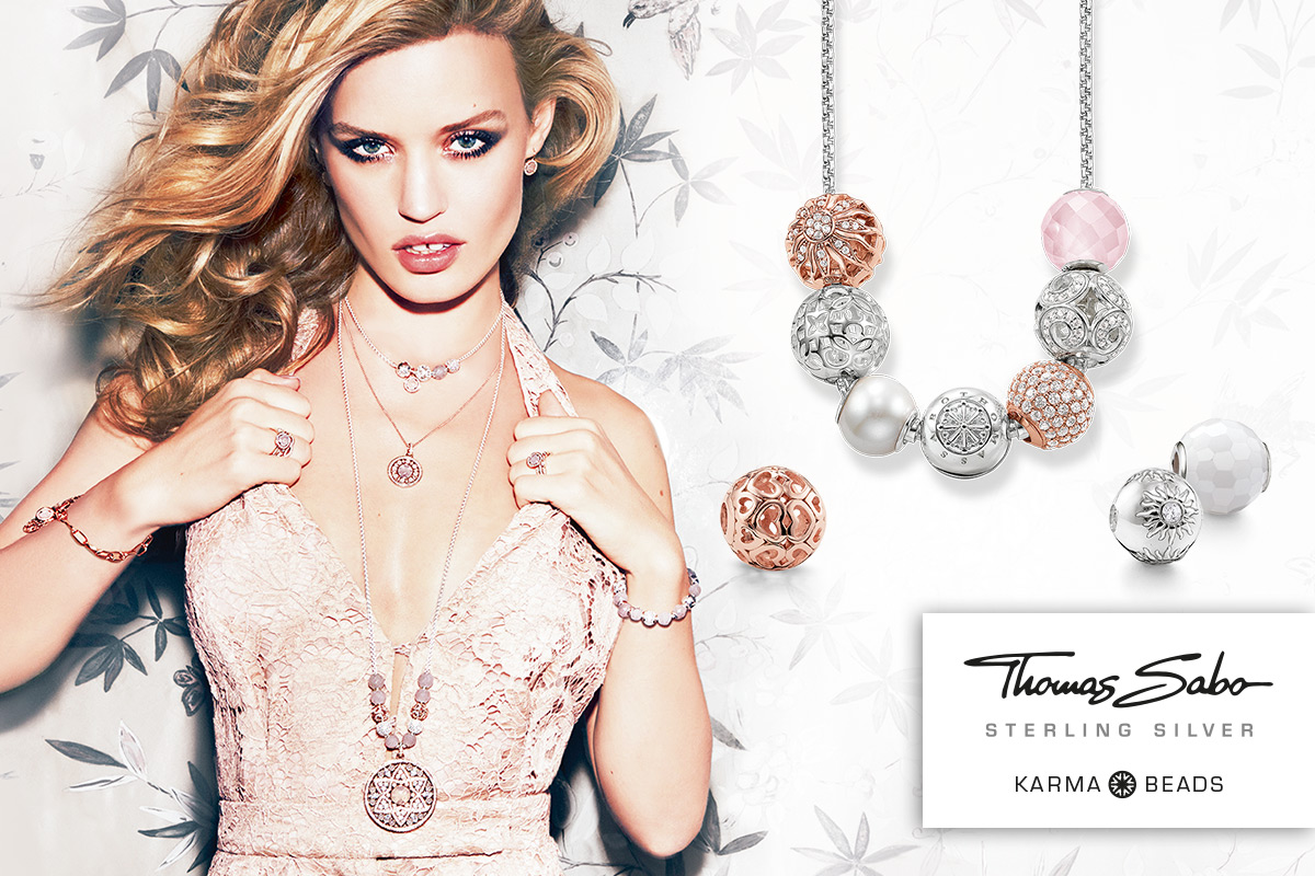 thomas sabo bead necklace